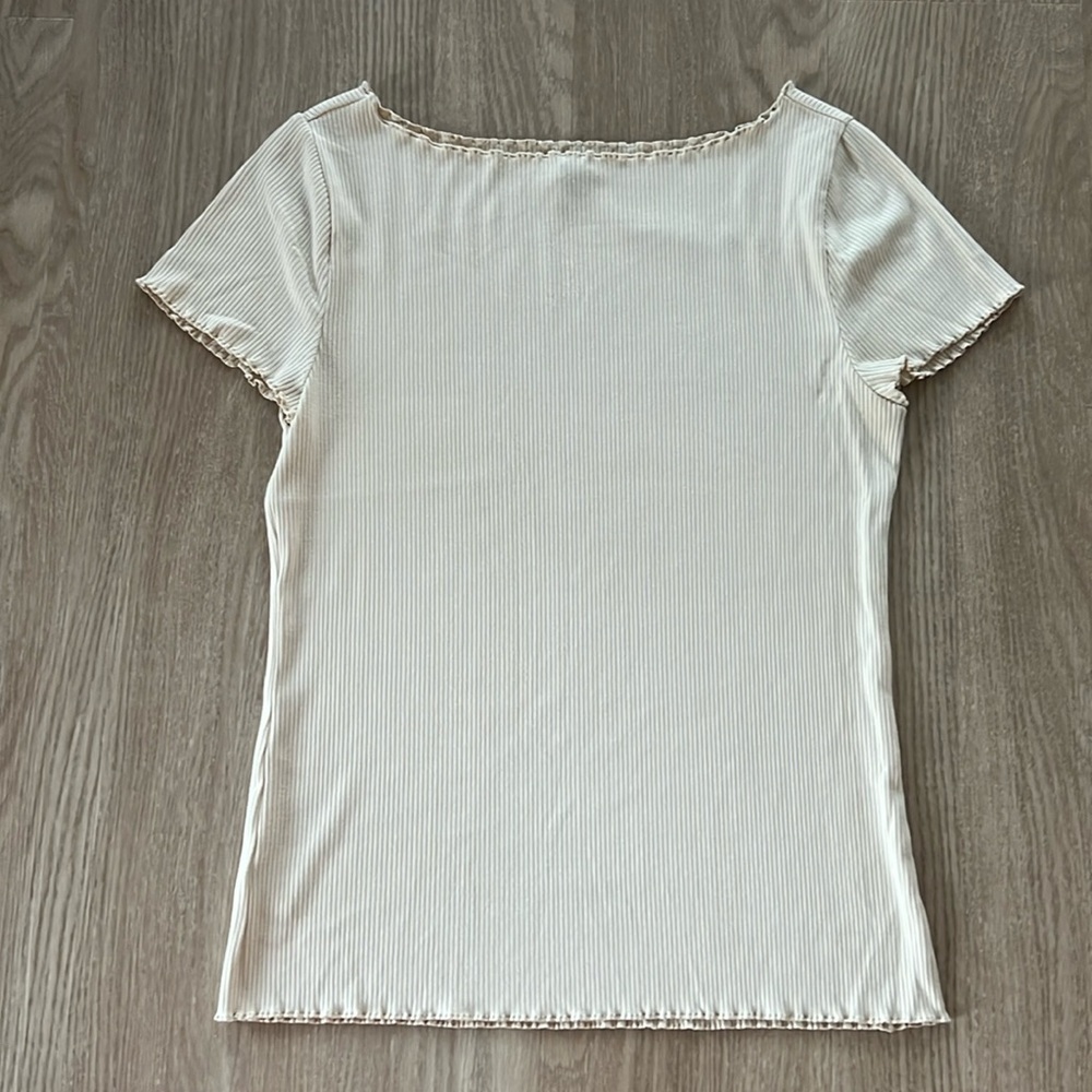 Ann Taylor | Cream Top | Size: Large